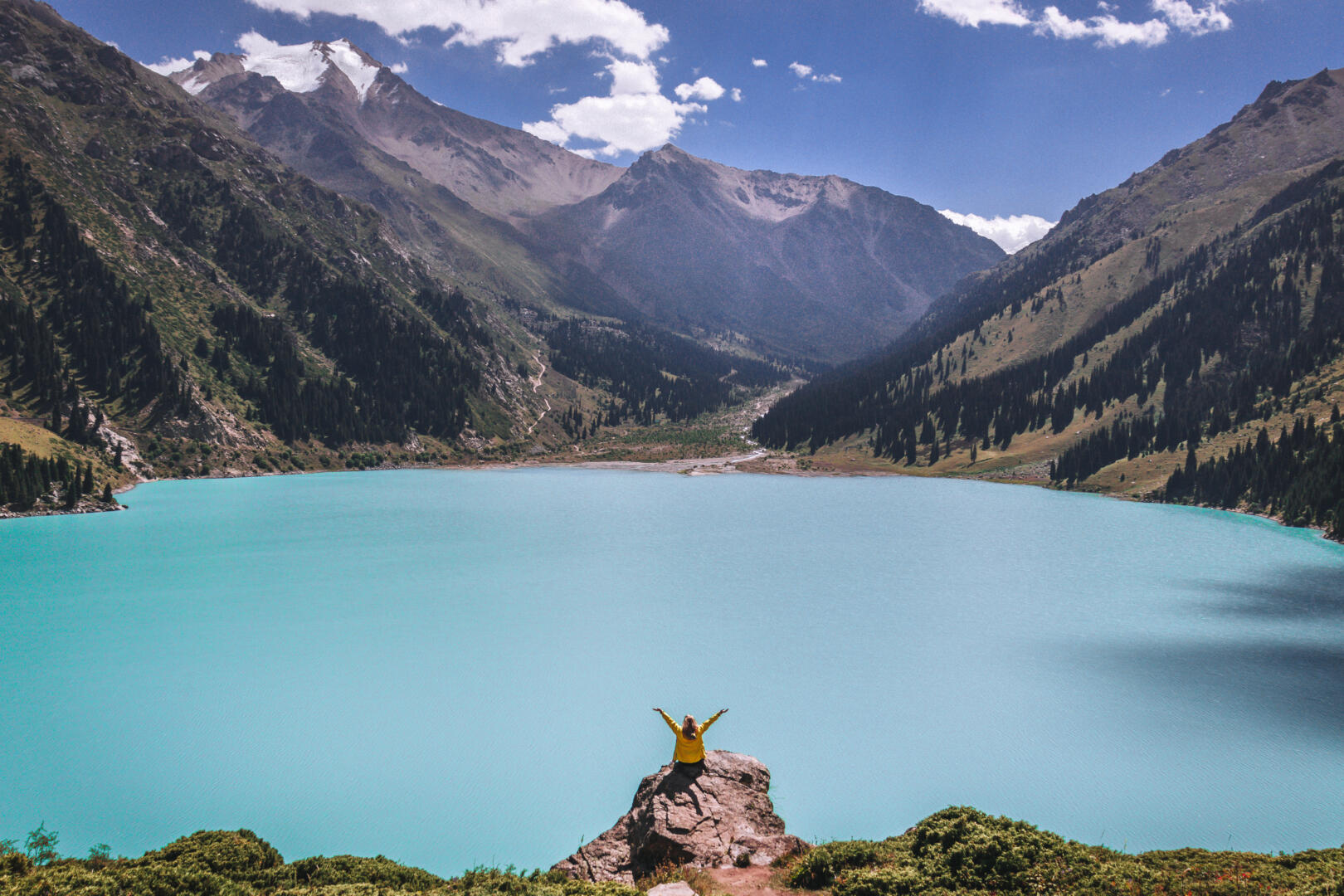 Velké Almatinské jezero, Kazachstán