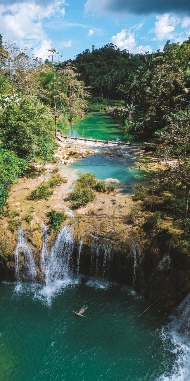 Pangas Falls, Bohol, Filipíny